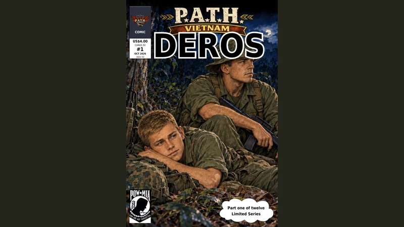 The current DEROS Issue 1 draft cover.