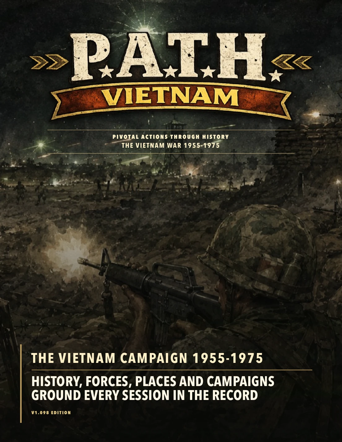 The Vietnam Campaign 1955–1975, V1.098 cover.
