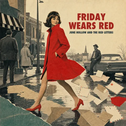 Friday Wears Red by June Hollow and the Red Letters