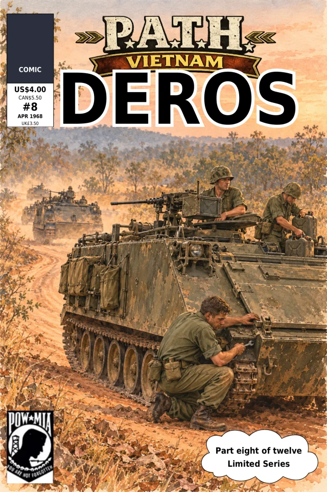 DEROS Issue 8 cover, April 1968